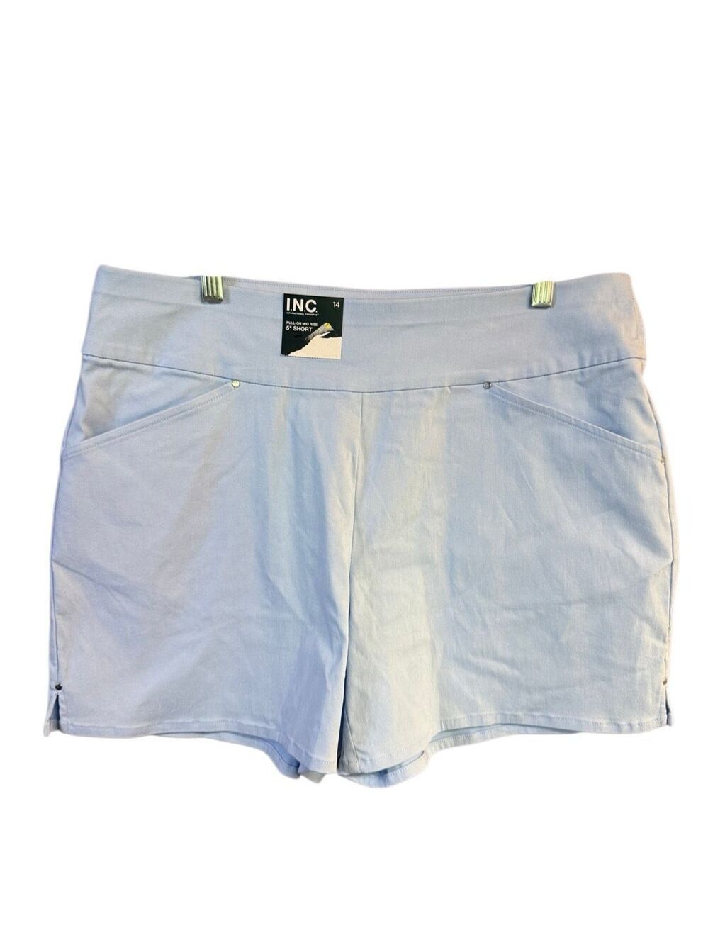 INC international concepts Pull on/ Blue Shorts Sz 14 NWT